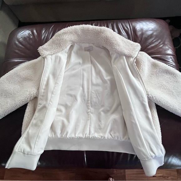 LOFT Sherpa Teddy Fleece Bomber Jacket XL - Picture 7 of 7